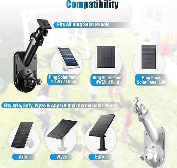 2-in-1 Wall and Pole Mount for Ring Cameras | Compatible - Image 3