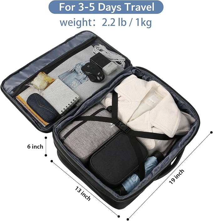 MATEIN Carry on Backpack, Extra Large Travel Backpack Expandable Airplane - Image 3