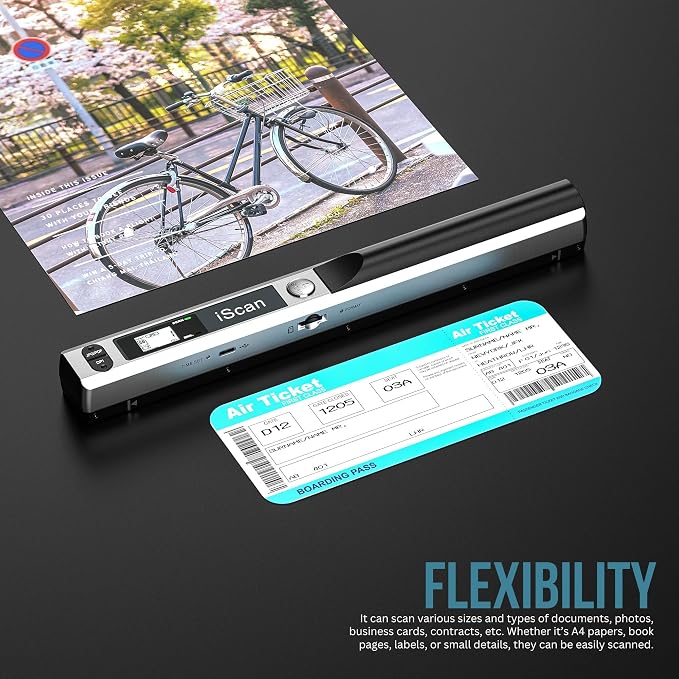 Portable Document Scanner, Receipt Scanners - Image 3