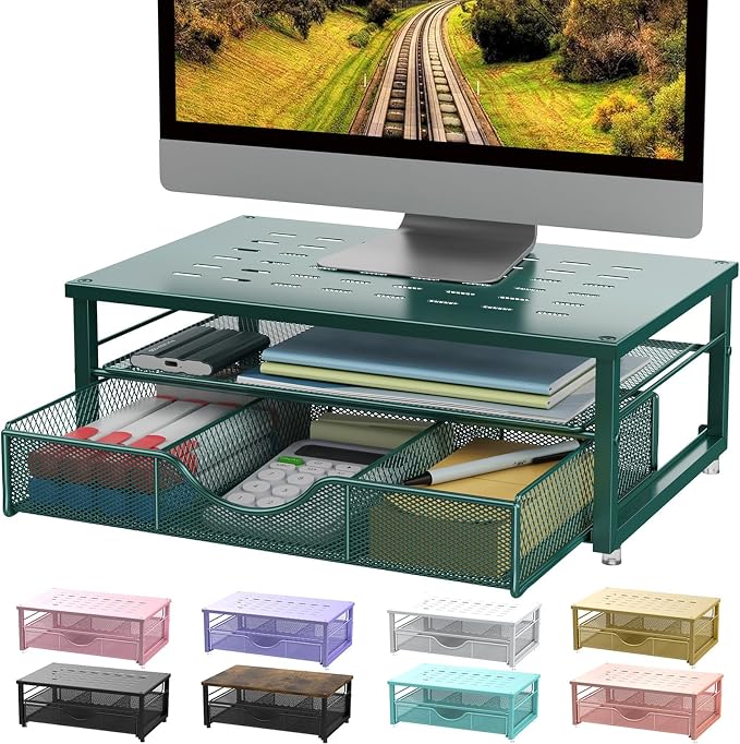 gianotter Computer Monitor Stand Riser, office organizer by gianotter