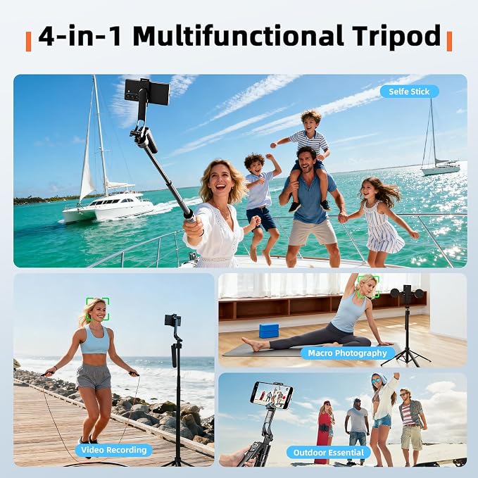 Auto Face Tracking Selfie Stick Tripod - Image 5