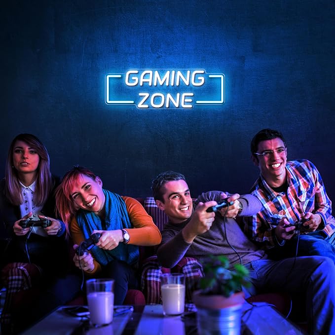 Kavaas Game Zone Neon Sign for Gameroom Wall Decor LED Light Signs - Image 6