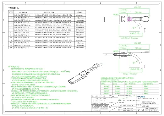 10Gtek 100G QSFP28 DAC Cable - Image 6