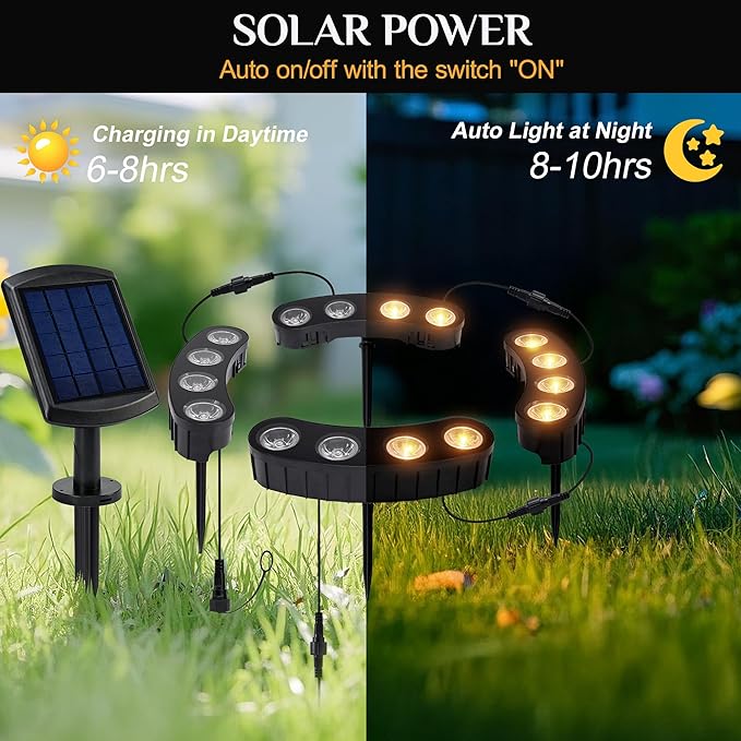 Solar Tree Lights Outdoor, Ring Solar Uplights - Image 6