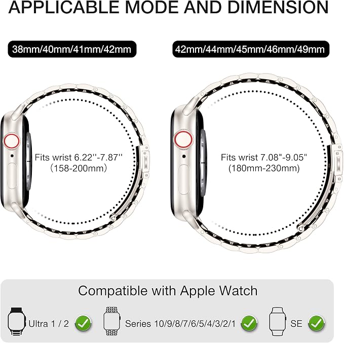 EPULY Compatible with Apple Watch Band 49mm 45mm 44mm 42mm 41mm 40mm 38mm - Image 4