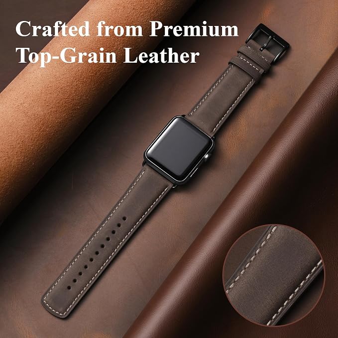 SUNFWR Leather Bands Compatible - Image 2