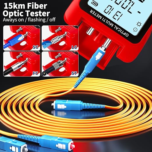 Portable 5-in-1 Fiber Optic Cable Tester - Image 4