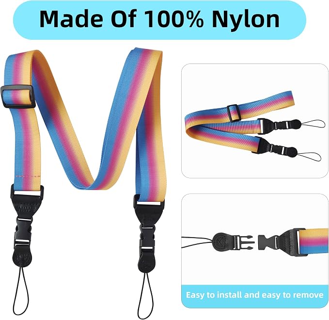 Camera Strap Kids :Comfortable iPad Strap Nylon Neck Lanyard - Image 9