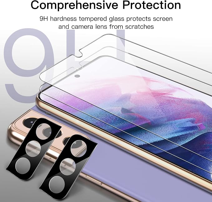 JETech Screen Protector for Samsung Galaxy S21 6.2-Inch - Image 6