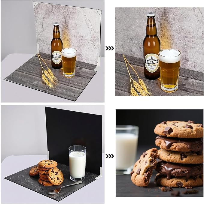 Food Photography Backdrops, 16.5x13.3 Inch Photo Backdrop Board - Image 3