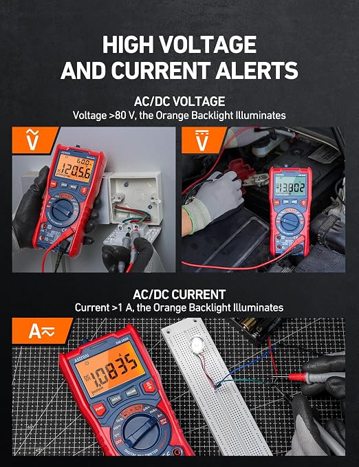 AstroAI Digital Multimeter Tester TRMS 20000 Counts - Image 5