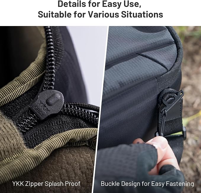 PGYTECH Large Camera Insert Bag, Waterproof Lens Pouch - Image 5