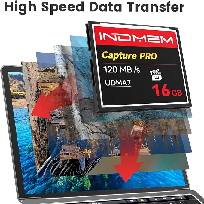 CF Card 16GB, CF Memory Card High Speed UDMA Camera Cards Designed - Image 4