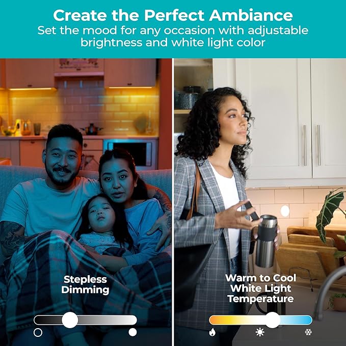 BLACK+DECKER Compatible with Alexa Smart LED Under Cabinet Lighting Kit - Image 5