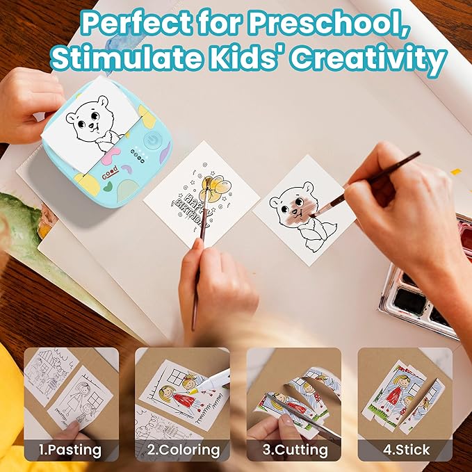Mini Sticker Printer AHM2, Mini Thermal Printer - Image 5