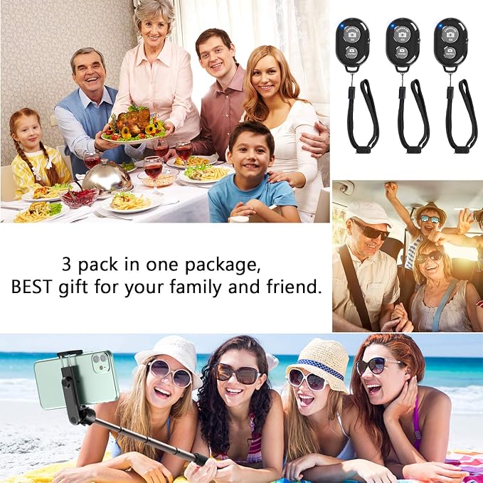 Wireless Remote Shutter for Cellphones and Tablets, AOQIYUE Bluetooth Remote - Image 7