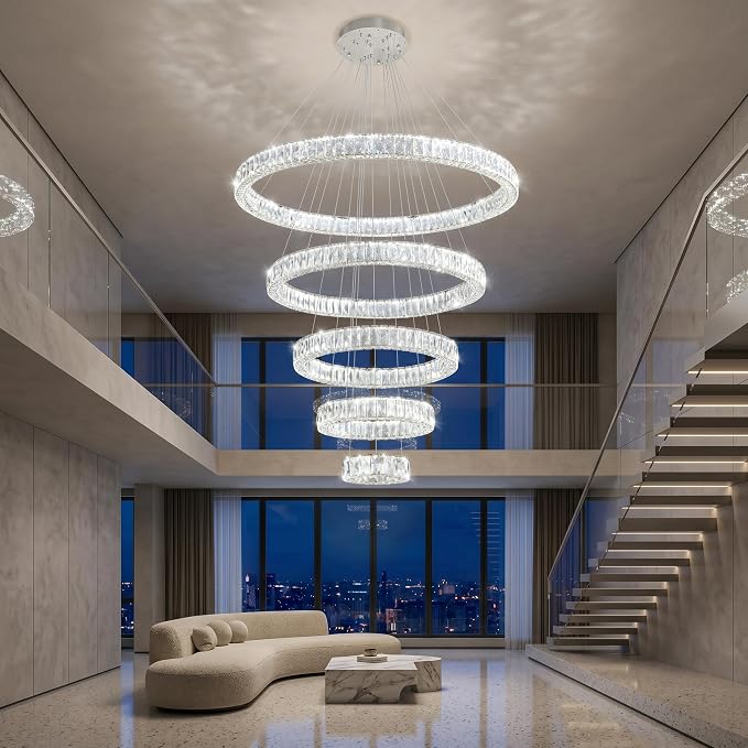 HAIXIANG 5-Rings Modern Chandelier - Image 7