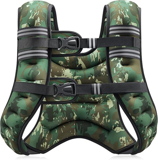 ZELUS Weighted Vest, 6lb/8lb/12lb/16lb/20lb/25lb/30lb Weight Vest by ZELUS