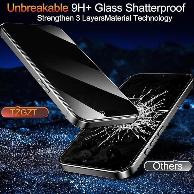 TZGZT 3 Pack Privacy Screen Protectors - Image 5
