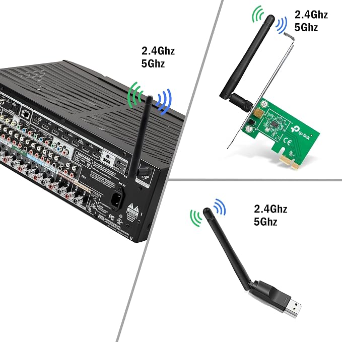 WiFi Antenna PC Bluetooth Antenna, WiFi 6 Dual Band 2.4Ghz 5Ghz 5.8Ghz 3dBi - Image 6