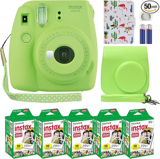 Fuji Instax Mini 9 Instant Camera Lime Green by FUJIFILM