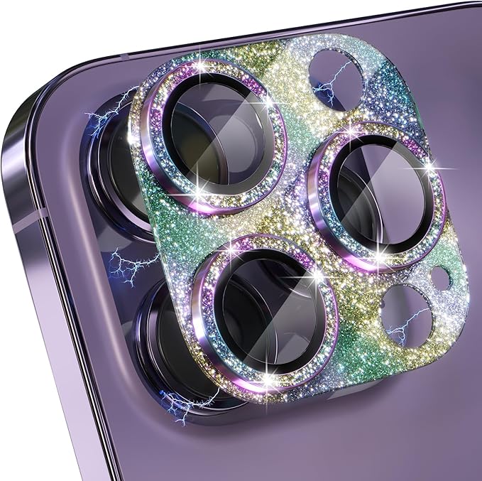 Choiche for iPhone 14 Pro/iPhone 14 Pro Max Camera Lens Protector, Bling Camera by Choiche