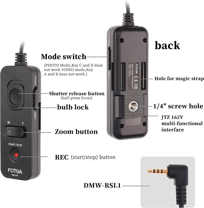 Fotga 59" Remote Control Shutter Release Cords Cable - Image 7
