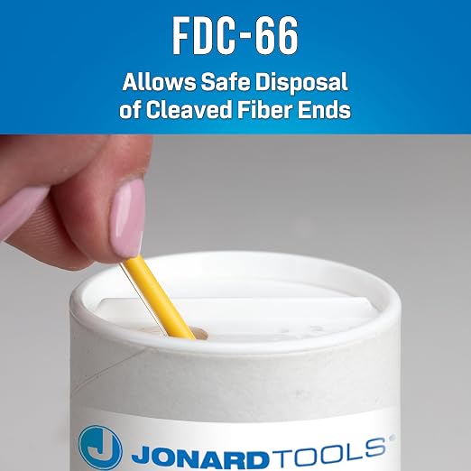 Jonard Tools FDC-66 Fiber Optic Scraps Disposal Can - Image 2