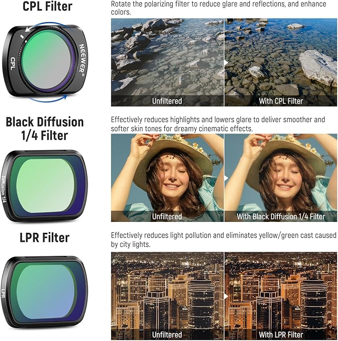 NEEWER 14 Pack Magnetic Filter Set Compatible - Image 6