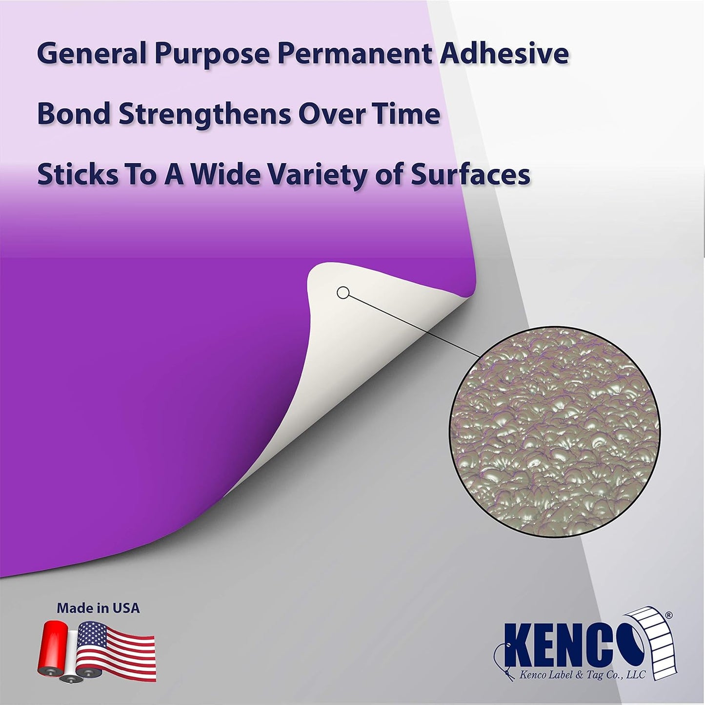 4" X 6" Direct Thermal Perforated Stickers Labels for Shipping Labels, Inventory, and Color Coding - Compatible with Zebra, Rollo, Godex and More (Purple, 1 Roll)