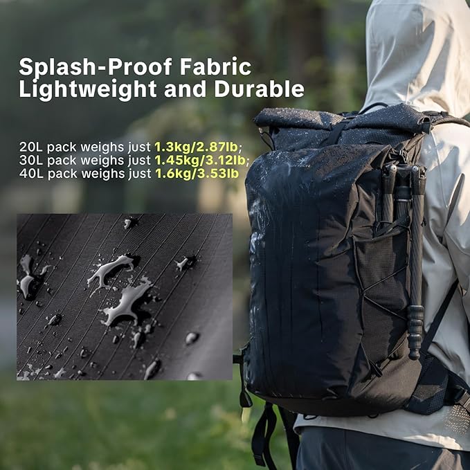 PGYTECH OnePro Ultralight Camera Backpack, Expandable Camera Bag 20L - Image 5