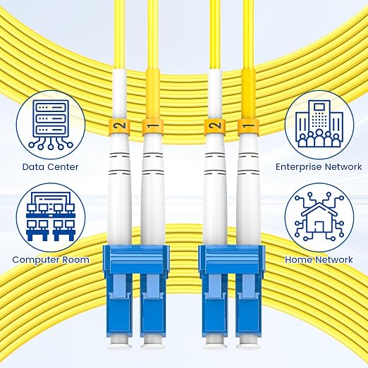 SpeedyCables- OS2 LC to LC Fiber Patch Cable 100m/328ft, 1G/10Gb 9/125um Single - Image 6