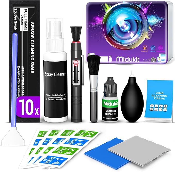 Updated Camera Lens and Sensor Cleaning Kit by midukit
