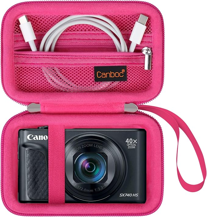Canboc Carrying Case for Canon PowerShot SX740/ SX730/ SX720/ SX620/ G7X Mark by Canboc