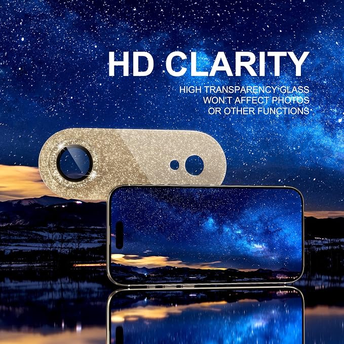 Choiche Compatible for iPhone 17 Air Camera Lens Protector, Bling Camera Cover - Image 6