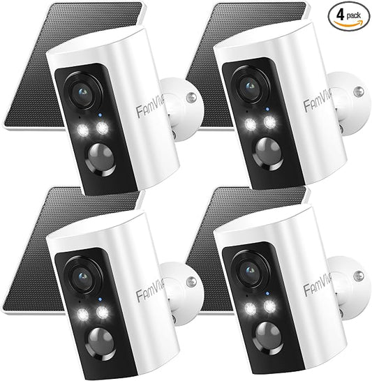 2K Security Cameras Wireless Outdoor by FamViva