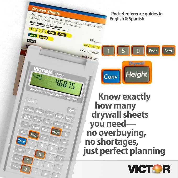 Victor C6000 Advanced Construction Calculator - Image 3
