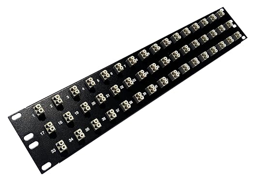 Ultra Spec Cables 48 Port LC Fiber Patch Panel Multimode 19" by UltraSpecCables