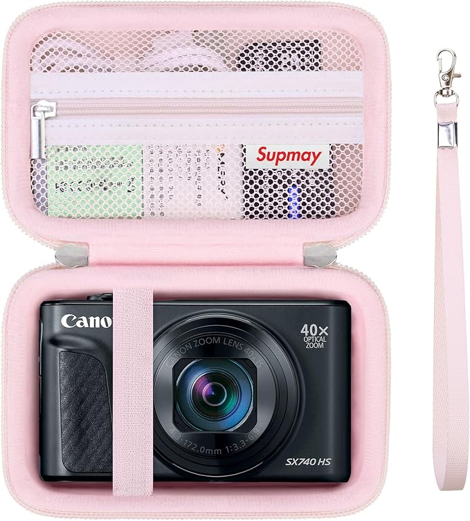 Hard Carrying Case for Canon PowerShot SX740 HS/ SX730 HS/ SX720 HS/ SX620 HS/ by Supmay