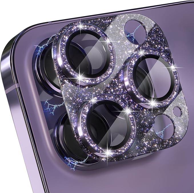Choiche for iPhone 14 Pro/iPhone 14 Pro Max Camera Lens Protector, Bling Camera by Choiche