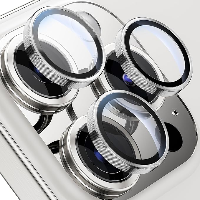WSKEN for iPhone 15 Pro/iPhone 15 Pro Max Camera Lens Protector, Shatterproof by SmartProtectionGreenerFuture