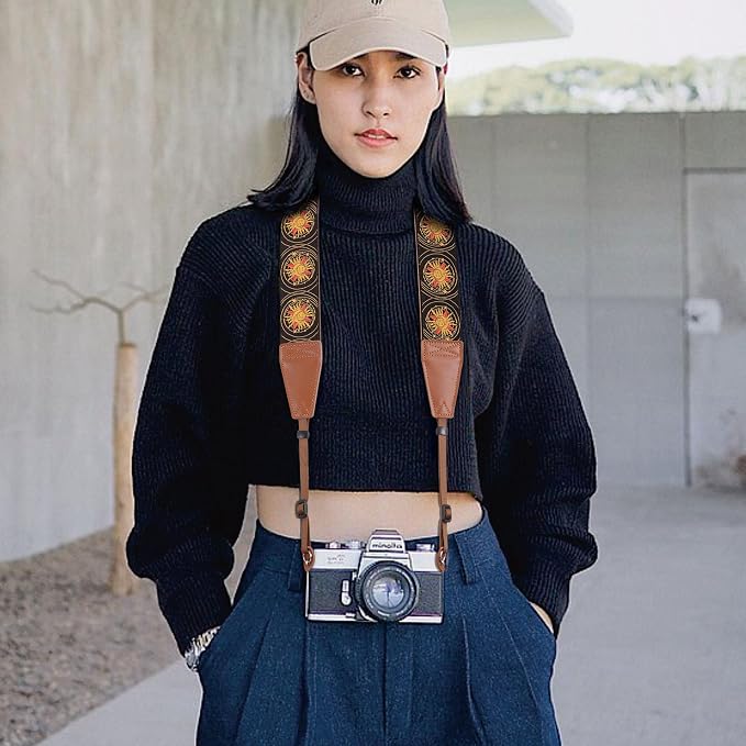 Padwa Lifestyle Yellow Sun God Camera Strap - Image 5