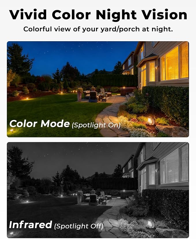 Light Bulb Security Cameras Wireless Outdoor, 5G&2.4GHz 4MP Security Camera - Image 5