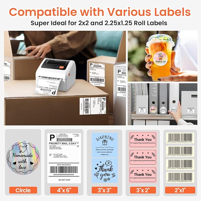 Bluetooth Thermal Shipping Label Printer - Image 8