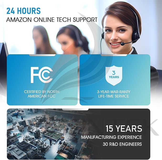 Avisontek 2-Pack for Linear Garage Door Opener Remote ACT-31B Megacode - Image 8