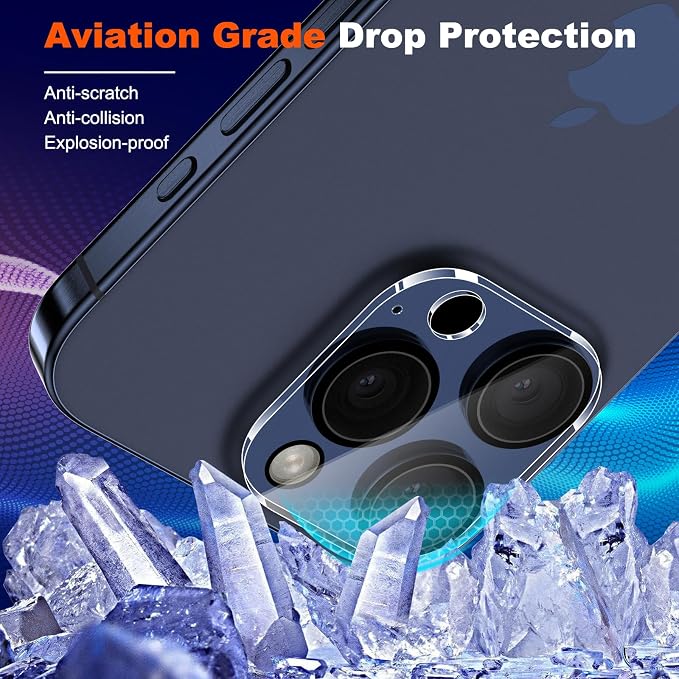 WHPXJY for Camera Lens Protector for iPhone 15 Pro /15 Pro Max Ultra HD - Image 3