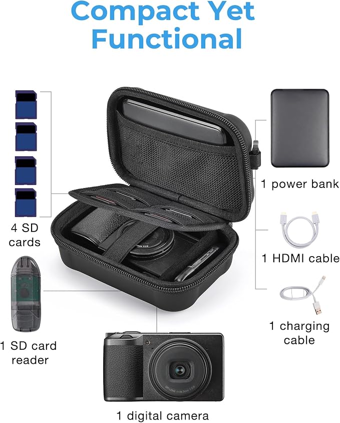 BAGSMART Digital Camera Case, Protective & Waterproof Small Camera Case - Image 4