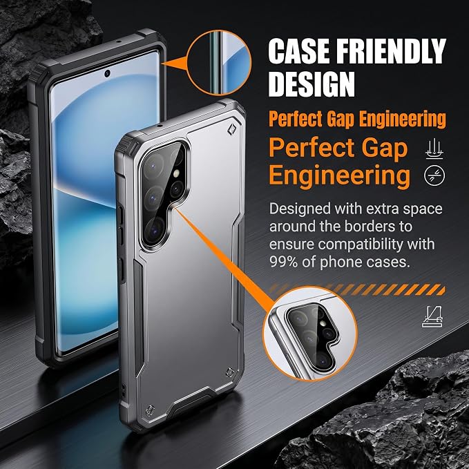 2 Pack Galaxy S23 Ultra Screen Protector, HD Clear Tempered Glass, 2 Pack - Image 4