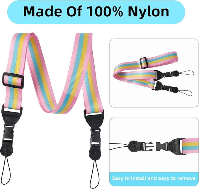 Camera Strap Kids :Comfortable iPad Strap Nylon Neck Lanyard - Image 4