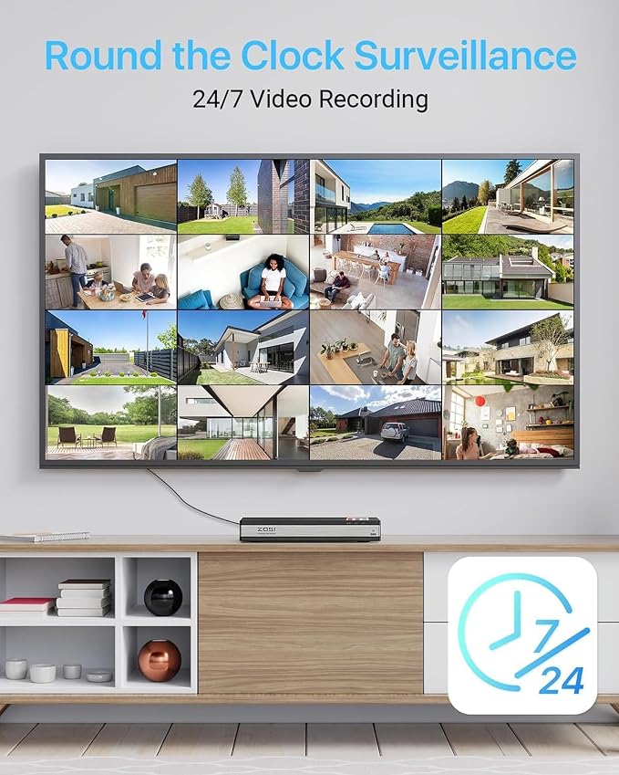 ZOSI 4K 16CH PoE Security Camera System - Image 6